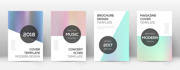 Flyer layout. Modern cute template for Brochure, A