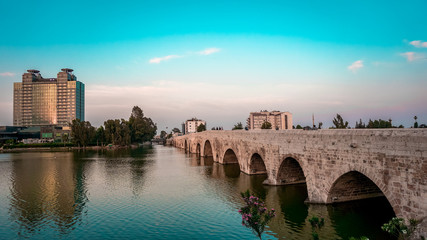 stone bridge in adana