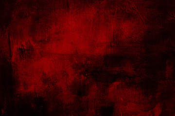 red grungy painting background or texture