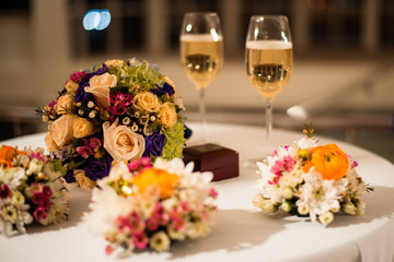 Beautiful festive table setting.