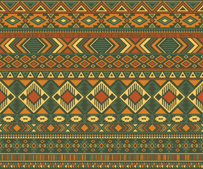 American indian pattern tribal ethnic motifs geometric vector background.