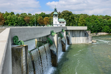 Welterbe-Denkmal Hochablass am Lech in Augsburg