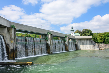 Welterbe-Denkmal Hochablass am Lech in Augsburg