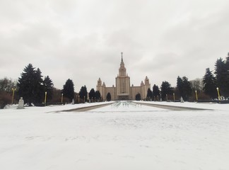 Obraz premium church in winter