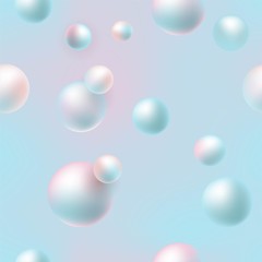 Abstract Holographic Seamless Pattern. Minimal design. Vector illustration