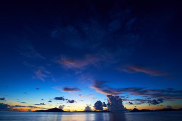 Fototapeta na wymiar South Island and Sunset Sky_7