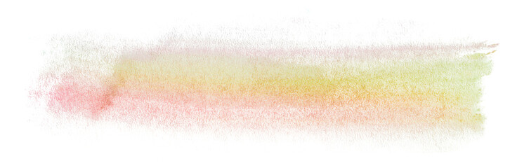watercolor yellow texture overflow of colors of paint inside on white background