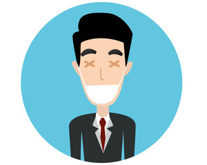 People in white medical face mask.protect Coronavirus in China.