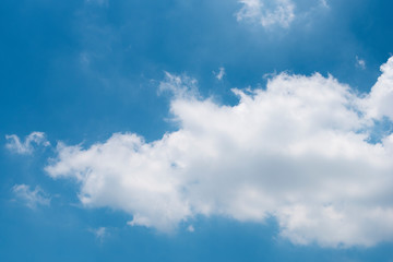 Obraz premium Sky clouds. Sky with clouds weather nature cloud blue. Beautiful blue sky with clouds background.