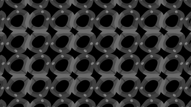 Abstract black and white animation on minimal background with wave effect, which varies in size, angle and intensity with abstract texture, in 16: 9 video format