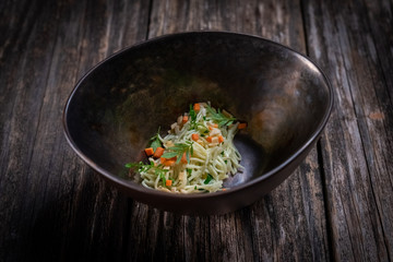 Beef soup with noodles