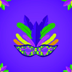 Mardi Grass festival vector design