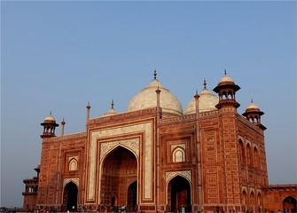 Inde Cécile Patry-Morel Agra Taj Mahal portail principal
