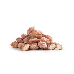 Sugared Almonds - Isolated on White Background