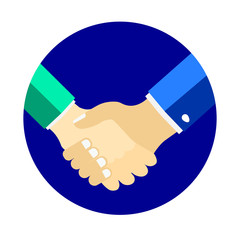 handshake vector illustration, business partner, good deal. Vector EPS 10