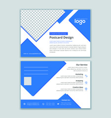 Post card design template