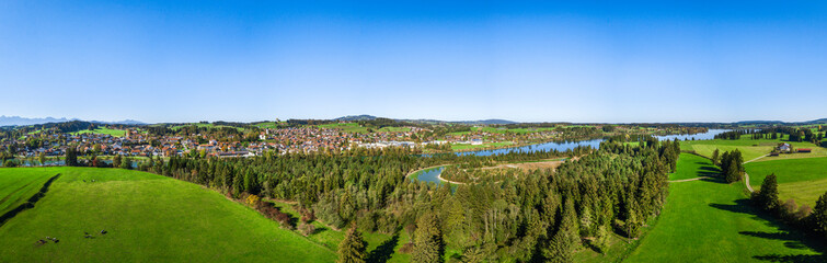 Herbstliche Natur am Lech bei Lechbruck 