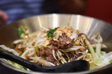 볶음 베트남 샐러드 쌀국수