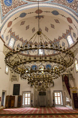 Obraz premium The interior of the historic Atik Ali Pasha Mosque in Istanbul. Turkey