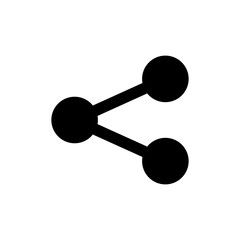 Share. vector Simple modern icon design illustration.