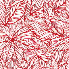Fototapeta premium Hand drawing of floral. Vector illustration. Perfect for greetings, invitations, manufacture wrapping paper, textile, web design.