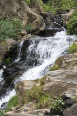Ella Sri Lanka: 03/21/2019 Bambarakamda Falls - scenic waterfalls visited by Hindu pilgrims for cleansing.