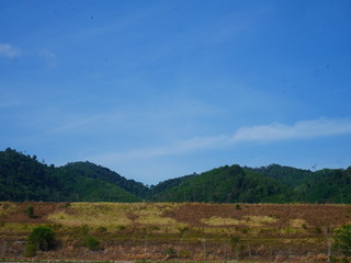  Forest and green mountains in Thailand