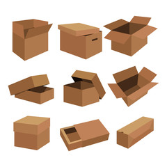 A set of boxes