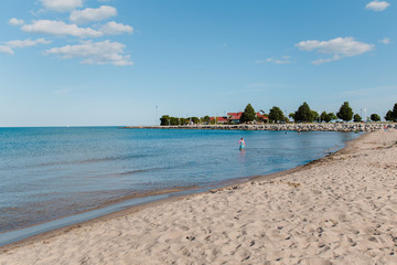 Obraz premium Sheboygan Wisconsin Beach