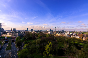 Fototapeta na wymiar panorama of Düsseldorf 
