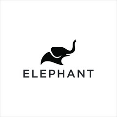 modern colorfull elephant concept logo vector idea
