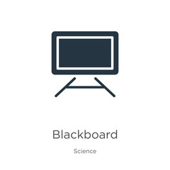 Blackboard icon vector. Trendy flat blackboard icon from science collection isolated on white background. Vector illustration can be used for web and mobile graphic design, logo, eps10