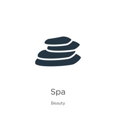 Spa icon vector. Trendy flat spa icon from beauty collection isolated on white background. Vector illustration can be used for web and mobile graphic design, logo, eps10