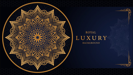 Luxury mandala arabesque ornamental background