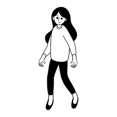 Anne - Girl Standing Walking Shopping Lifting Happy