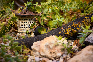Ancient zen garden for meditation