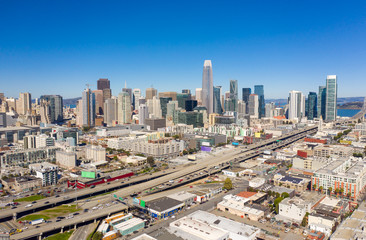 San Francisco downtown buildings skyline