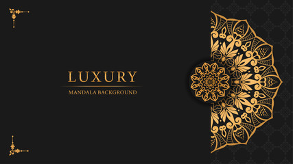 Luxury mandala arabesque ornamental background