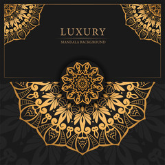 Luxury mandala arabesque ornamental background