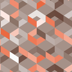 Vector Seamless pattern with geometric shapes