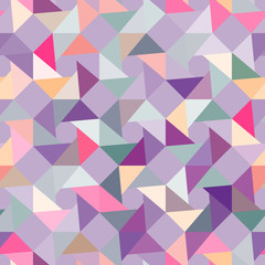 Vector Seamless pattern with geometric shapes