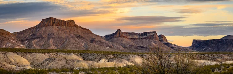 Fototapete Städte & Reisen Sonnenuntergang im Big Bend Ranch State Park  © Tim Malek