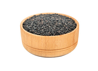 Black sesame in bowl