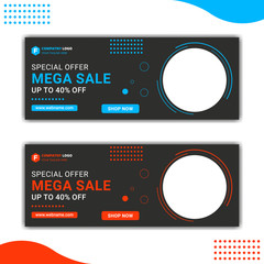 Facebook cover and social media poster design.
