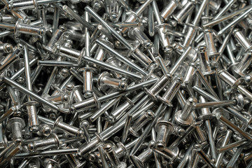 Steel rivets used in handicrafts for industrial and household.