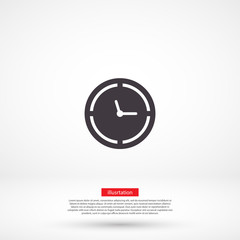 vector icon times , lorem ipsum Flat design