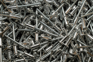 Steel rivets used in handicrafts for industrial and household.