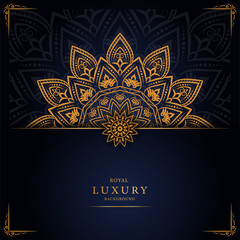 Luxury mandala arabesque ornamental background