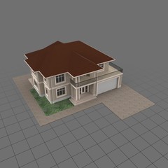Two story villa