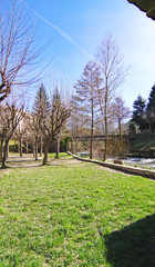 Panorámica de Bagá, Comarca del Bergada, Barcelona, Catalunya, España, Europa